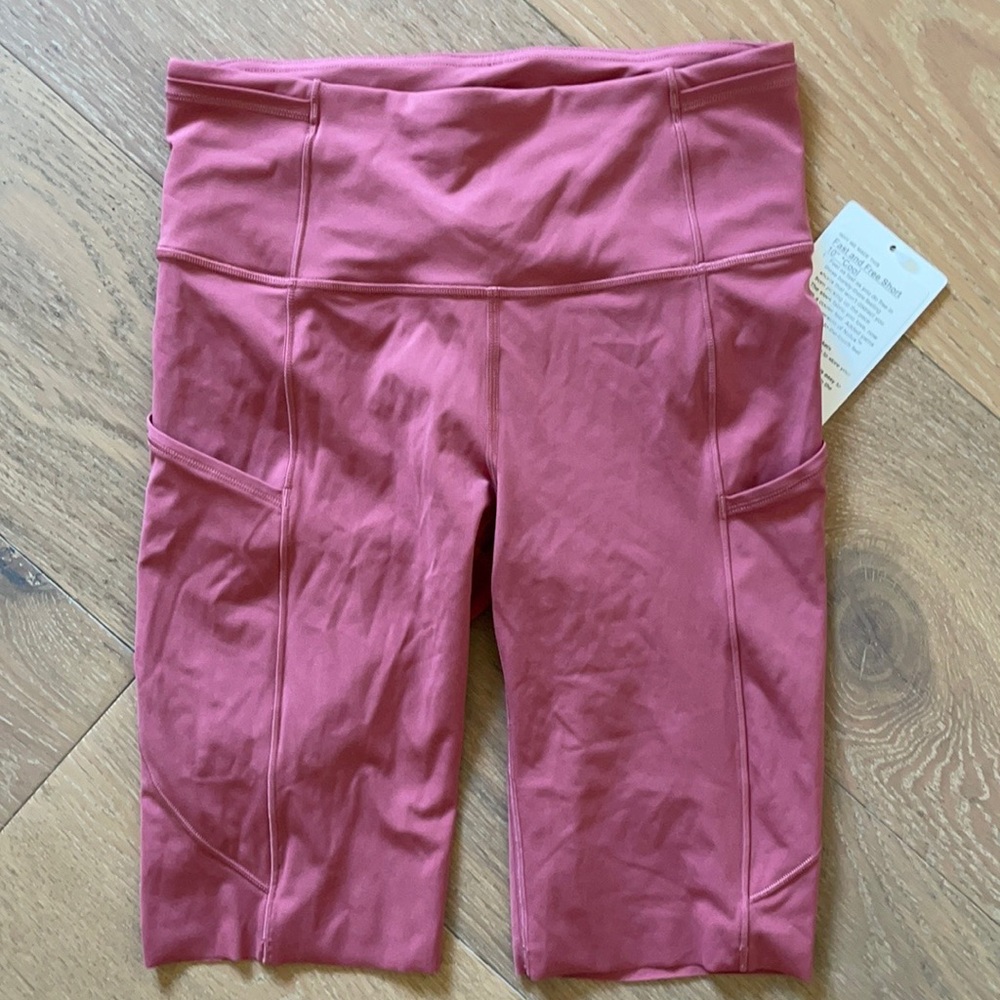 NWT Lululemon Fast and Free 10” Shorts Size 6